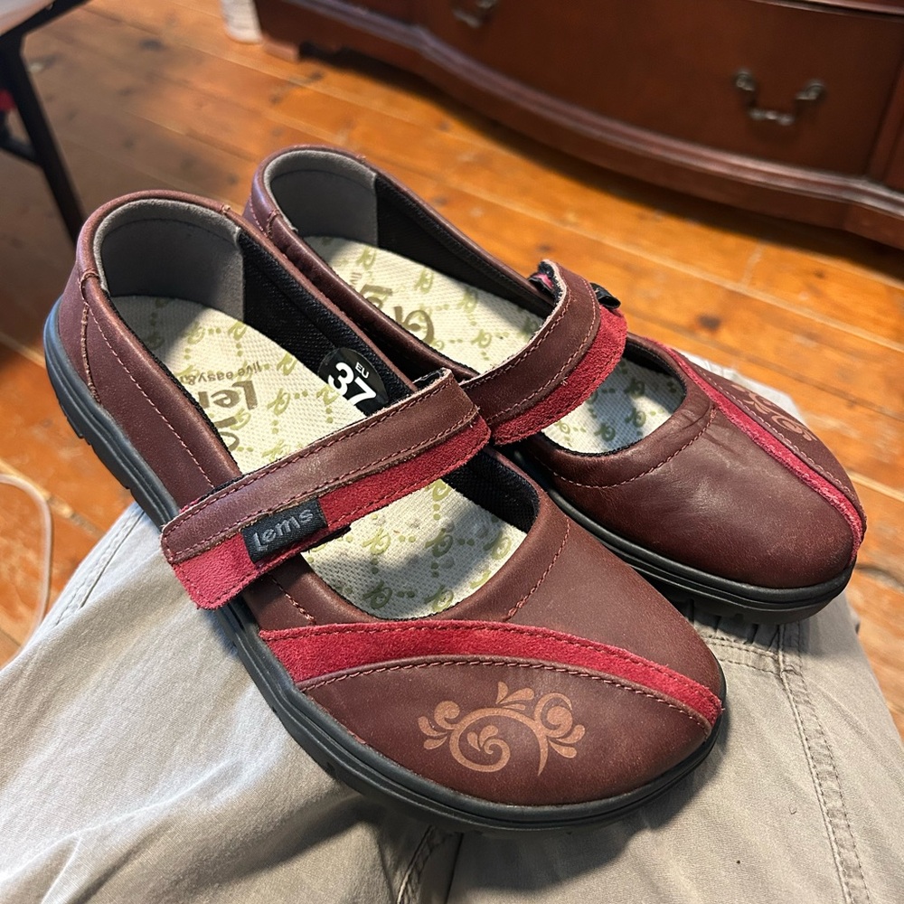 Lems Women's Burgundy Mules